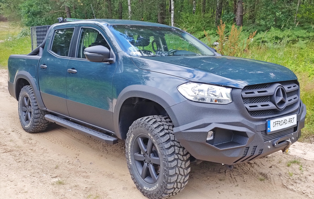 Mercedes X-Class dla myśliwego modyfikacja offroad