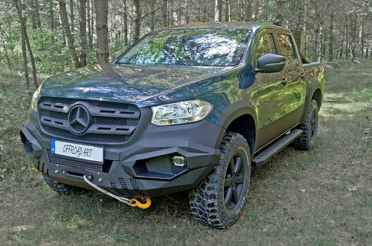 Mercedes X-Class modyfikacje offroad zderzak stalowy
